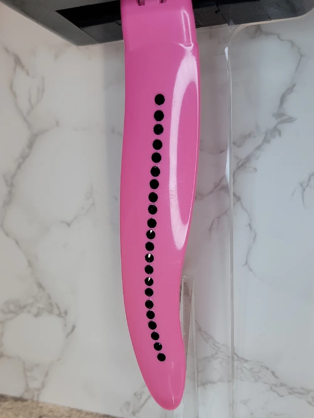 Jeweled Kit-Cat Klock clock SUPER RARE with pink bow tie & tail